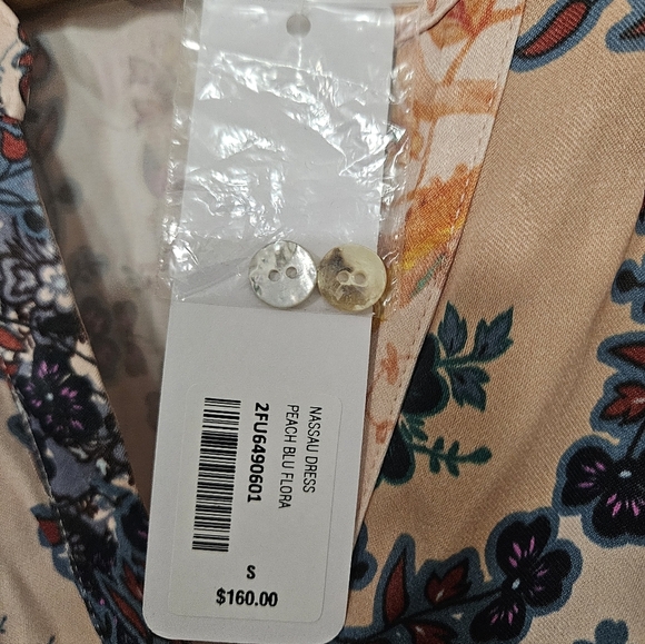 NWT SOFT SURROUNDINGS NASSAU PEACH BLUE FLORAL KIMONO LONG SLEEVE MAXI DRESS - Picture 5 of 6